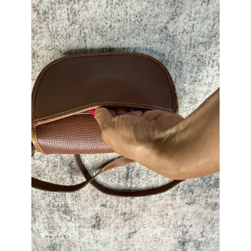 VTG 90’s Coach Cassidy Mini Crossbody Brown Gold Hardware USA Dakota Saddle Rare - Picture 10 of 12